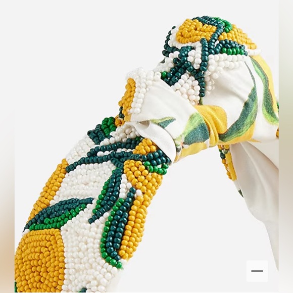 J. Crew Beaded limoncello headband - beaded lemons - Picture 2 of 6